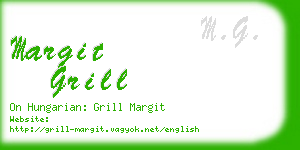 margit grill business card